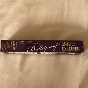 Too Faced Bulletproof 24 hr eyeliner NIB